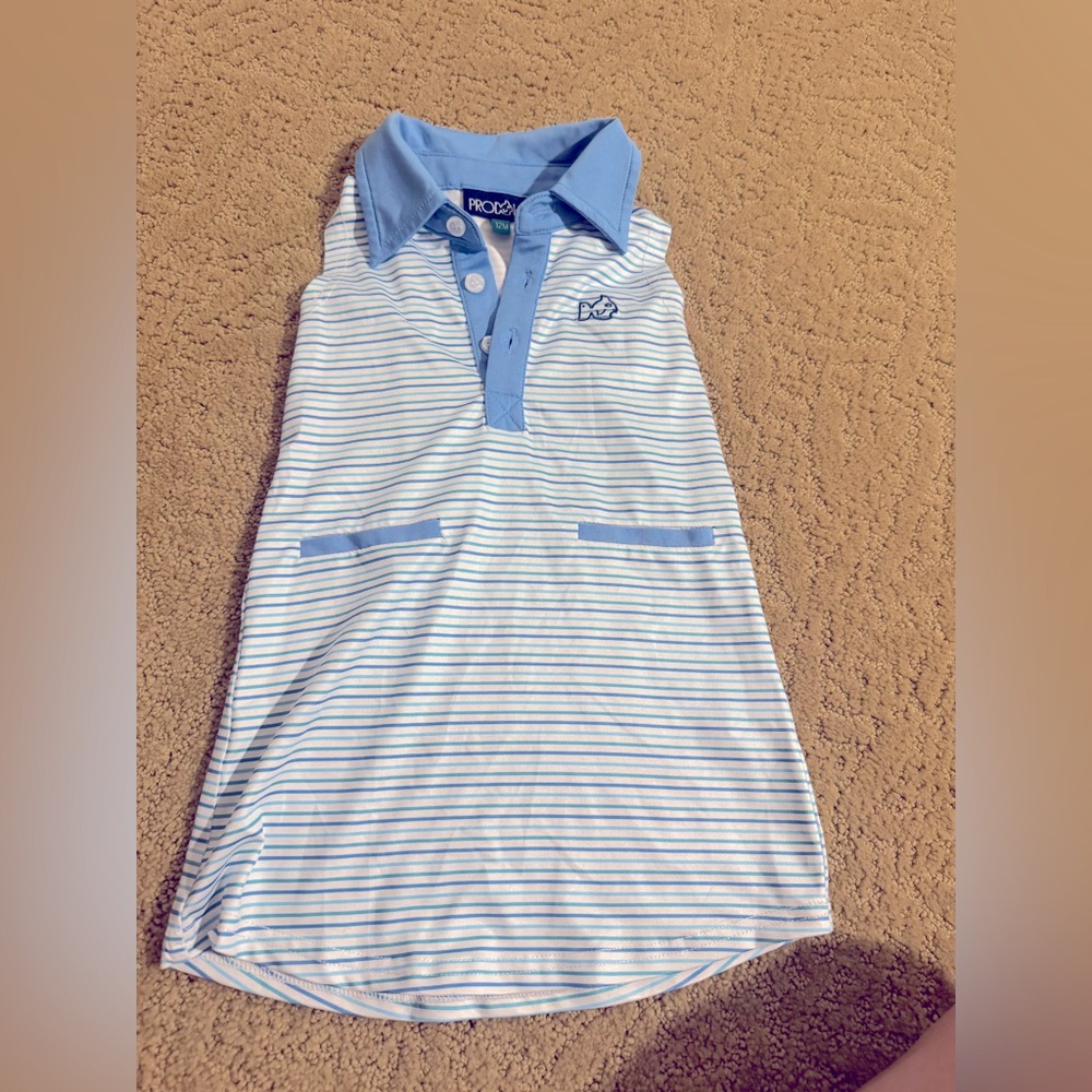 Prodoh. 12M. Blue collared dress.